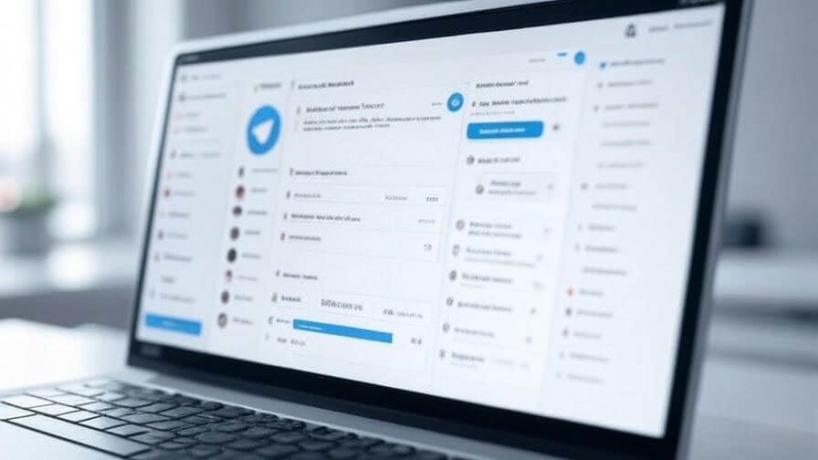 Organização das conversas do Telegram no desktop