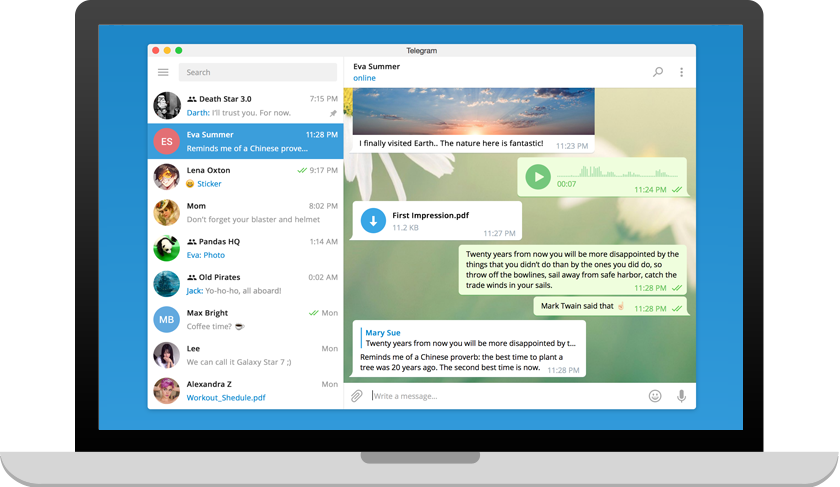 Telegram no Windows